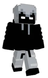black and bombay Minecraft skin — Slim model — first worn by MsgRadin