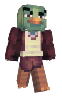 Front of DagerDag's skin