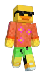 Kaczka145's Minecraft skin wearing the Copper cape
