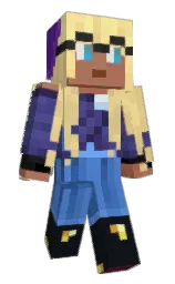 bunker and chalky Minecraft skin — Slim model — first worn by Varianslilypad