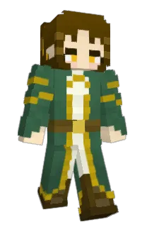 Front of pumpkineer's skin
