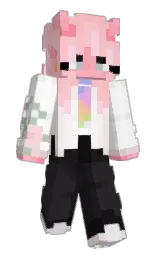 baltic sea and pink Minecraft skin — Slim model — first worn by AnnieERby