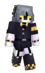 steel gray and oslo gray Minecraft skin — Slim model