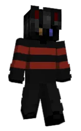 acatnamedmatt's Minecraft skin wearing the Menace cape