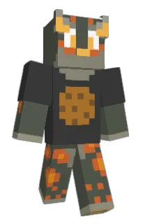 Front of Takermew's skin