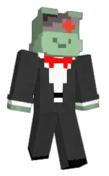 mine shaft and amulet Minecraft skin — Classic model — first worn by Chamoy_Rana