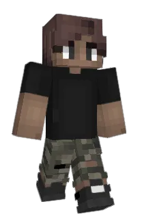 Front of Dharius's skin