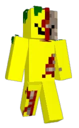 yellow and camarone Minecraft skin — Classic model