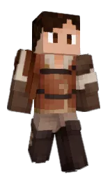 cioccolato and cocoa brown Minecraft skin — Classic model — first worn by Treborecnal
