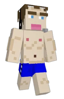 Front of Blipgar's skin