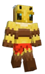 jambalaya and confetti Minecraft skin — Slim model — first worn by Spesketti0s