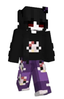 Front of Burrice's skin