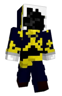 Front of SuperPeanut's skin