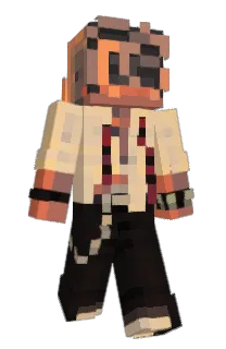 Front of Juggie's skin