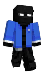 cod gray and black Minecraft skin — Classic model — first worn by ReadTheRules