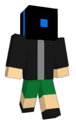 SuperSimonWorld's Minecraft skin wearing the 15th Anniversary cape