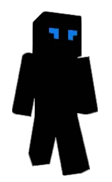 black and azure radiance Minecraft skin — Classic model — first worn by SWEATYGAMR28