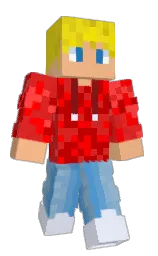 zircon and red Minecraft skin — Classic model