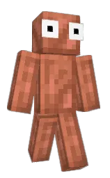 chestnut rose and brown rust Minecraft skin — Classic model — first worn by Meekatdude
