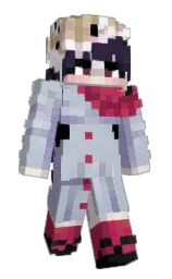 Whimes7's Minecraft skin wearing the Aurora cape
