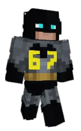 CountRocky's Minecraft skin wearing the Pan cape