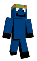 congress blue and black Minecraft skin — Classic model
