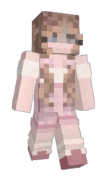 albescent white and toast Minecraft skin — Classic model — first worn by carkachu13