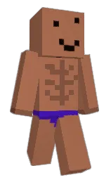 santa fe and blue gem Minecraft skin — Slim model