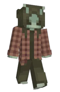 Front of Kerbomh's skin