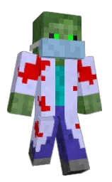 periwinkle and moon raker Minecraft skin — Classic model — first worn by 4pocalyp3