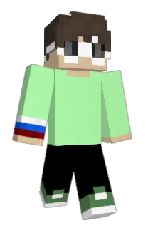 Front of Minecraft skin