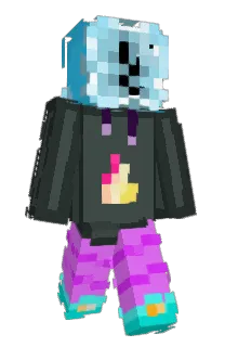 Front of shockdile's skin