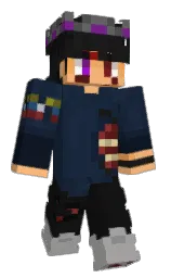 big stone and cloudy Minecraft skin — Classic model