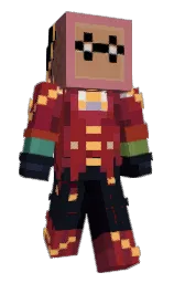 vulcan and crown of thorns Minecraft skin — Classic model — first worn by DKTseungjae