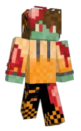 black and west side Minecraft skin — Classic model — first worn by swaysway07