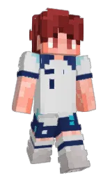 ImRedlin's Minecraft skin wearing the Menace cape