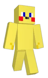 candy corn and cod gray Minecraft skin — Classic model