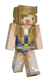double spanish white and driftwood Minecraft skin — Slim model — first worn by ReEncoded
