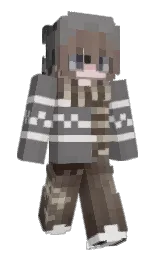 dove gray and bon jour Minecraft skin — Slim model — first worn by Euild