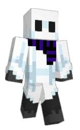 white and foam Minecraft skin — Classic model
