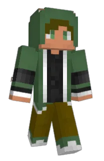 Front of Clend's skin