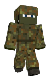 Front of Landomann's skin