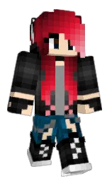 negroni and black Minecraft skin — Slim model — first worn by Eve7734
