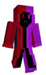 pohutukawa and electric violet Minecraft skin — Classic model
