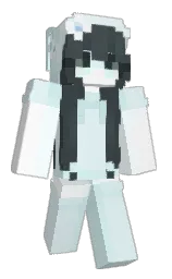 iceberg and black haze Minecraft skin — Slim model — first worn by StarlaCat12