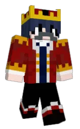 zircon and dark burgundy Minecraft skin — Classic model — first worn by rrtushjj