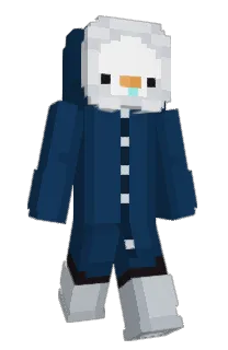 Front of Driftwood's skin