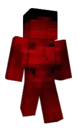 black and rosewood Minecraft skin — Classic model — first worn by 4SKEENNCHAMPION