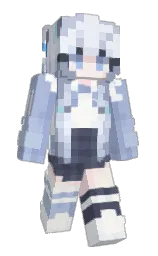 catskill white and pigeon post Minecraft skin — Slim model