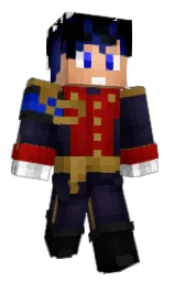 black and ebony Minecraft skin — Classic model — first worn by Lucifxrlln